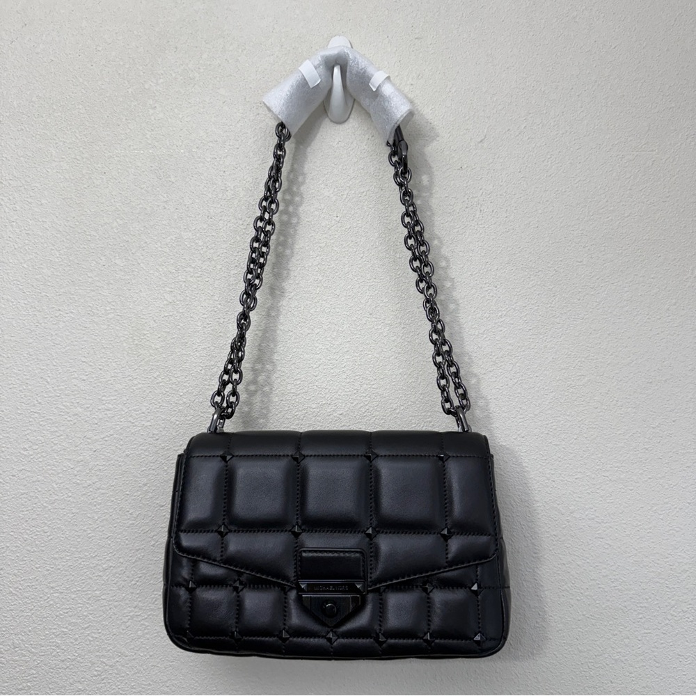 Michael Kors Small Soho Studded Shoulder Bag Small NWT